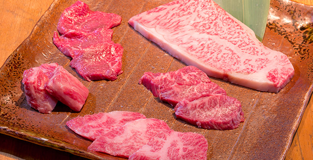 厳選された栃木和牛の焼き肉